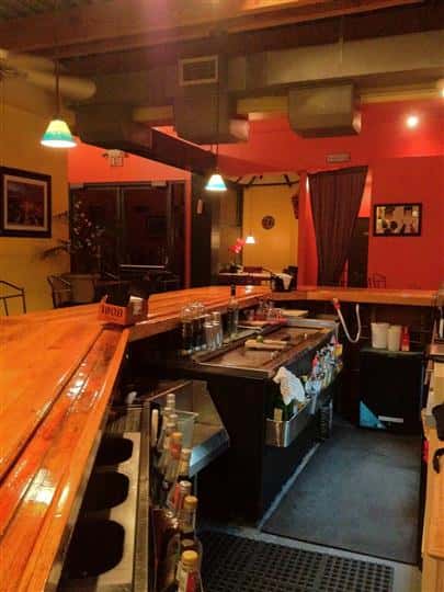 bar area