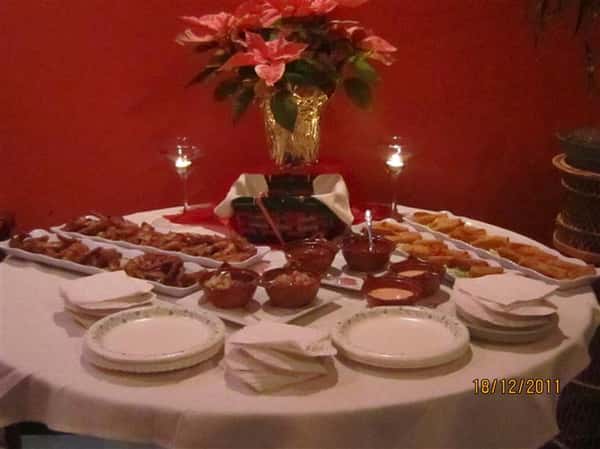 catering table