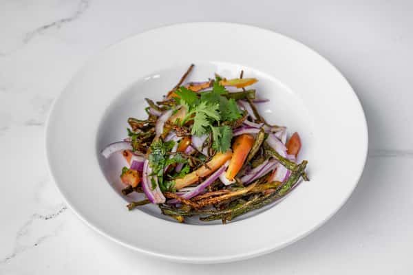 Crispy Okra Salad 