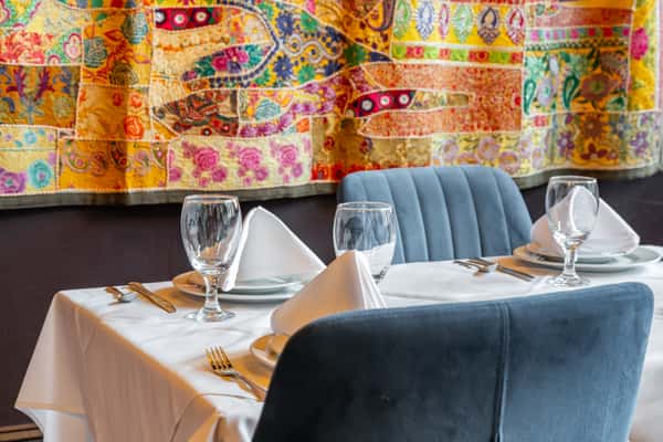 Fine Dining table setup