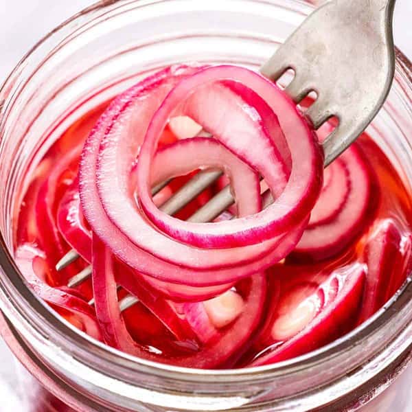 Red Pickled Onions 8oz