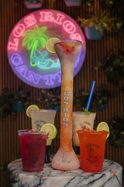 Assortment of drinks