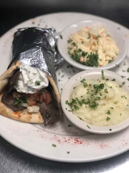 Pita Wrap with Two Sides