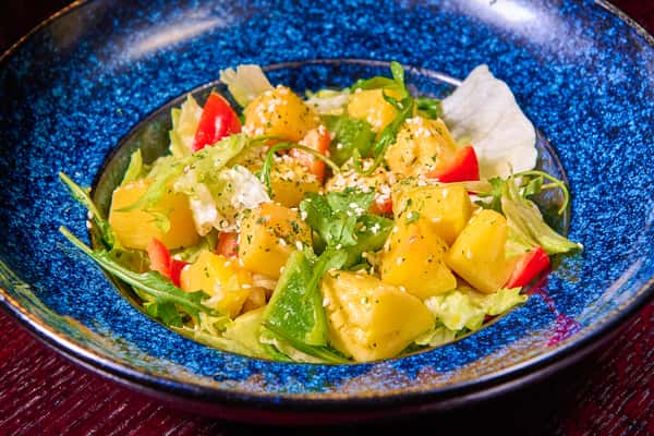 Roasted Pineapple Salad (V)