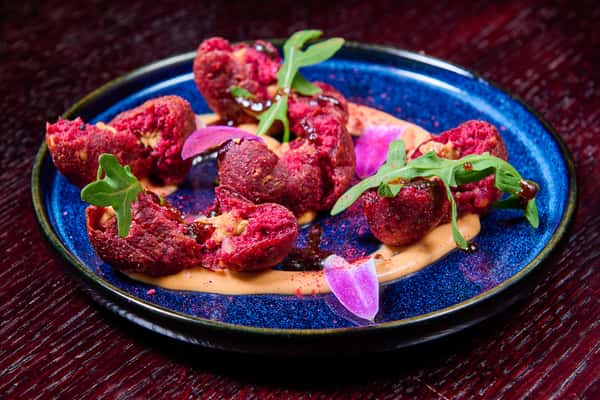 Beetroot and Peanut Butter Cutlet