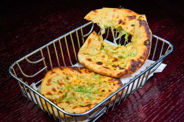 Broccoli Cheese Naan