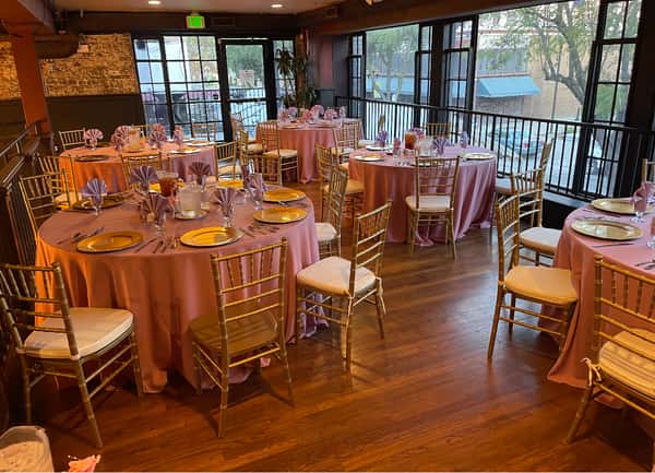 banquet setup