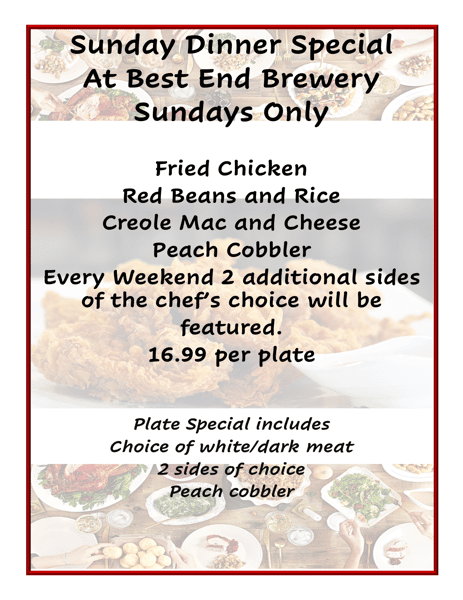 Sunday Dinner Plate Special