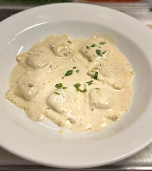 Pumpkin Ravioli Amaretto