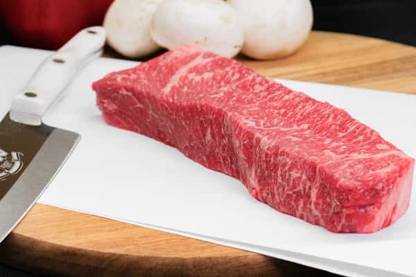 freshly ground beef portion
