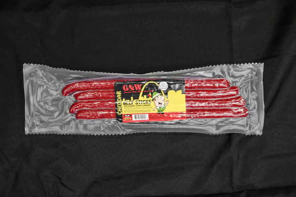 Cheddar Cheese Landjäger Beef Stick Retail Pack