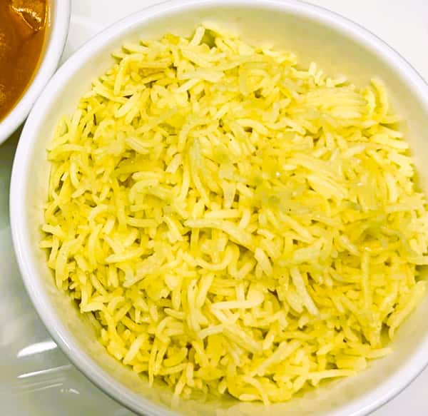 Tray of Saffron Rice