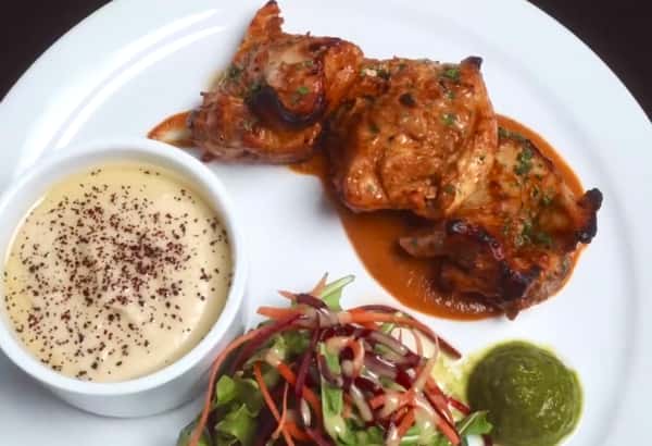 Chicken Kebab & Hummus