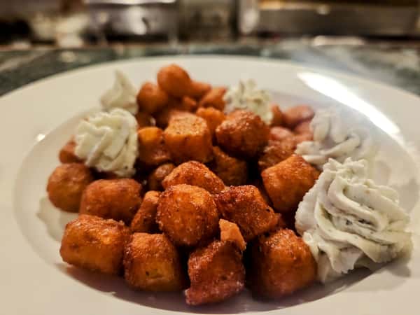 Fried Gnocchi with Gorgonzola Herb