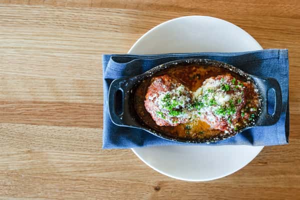 Cast Iron Skillet Veal Meatballs