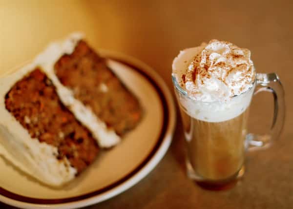 dessert and coffee
