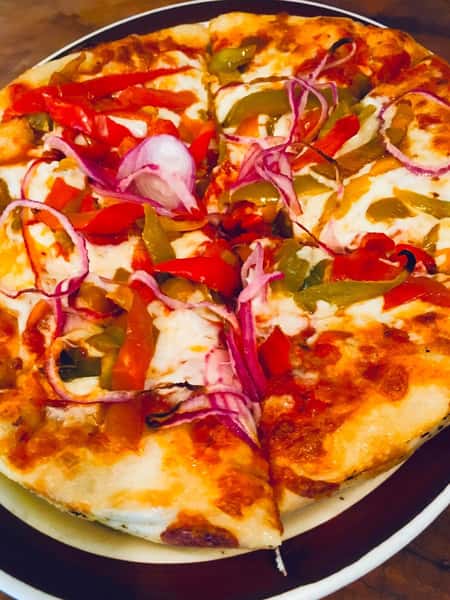za with peppers and onions