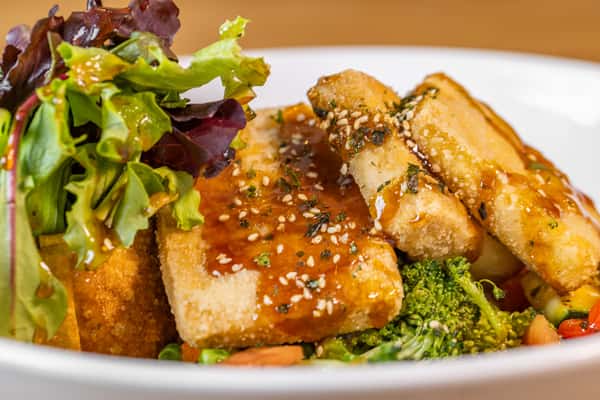 Crispy Fried Organic Tofu