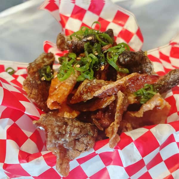 Crispy Salmon Skin (Sake Kawa)