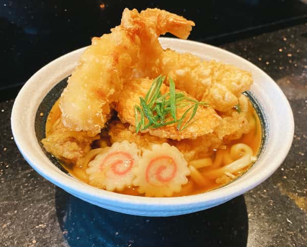 Mixed Tempura Udon Noodle Soup