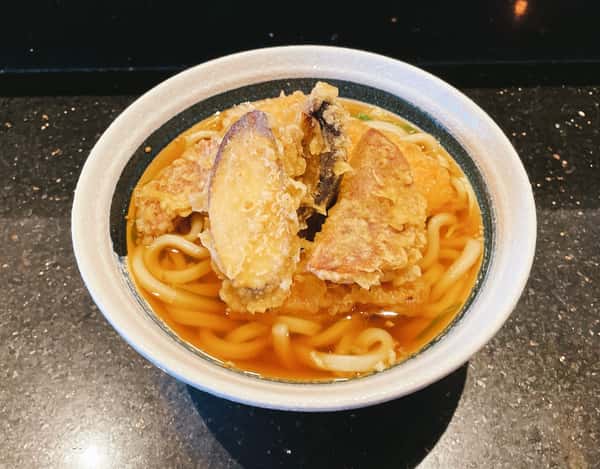 Veggie Tempura Udon Noodle Soup