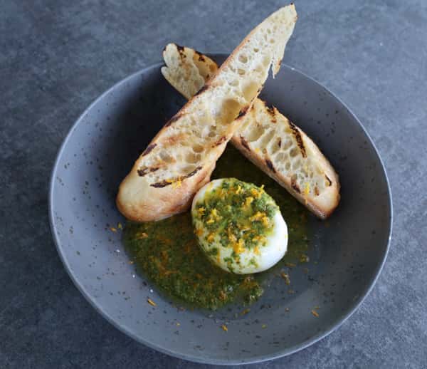 Orange Pesto Burrata
