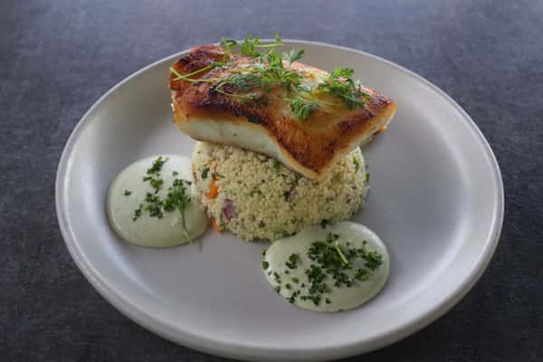 Seared Local Halibut