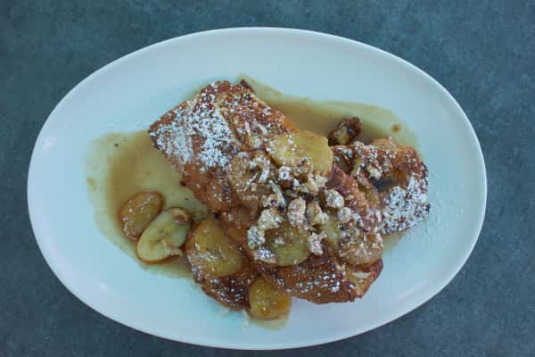 Bananas Foster Coast Toast