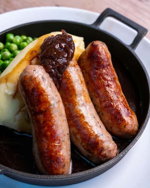 sausage and mash