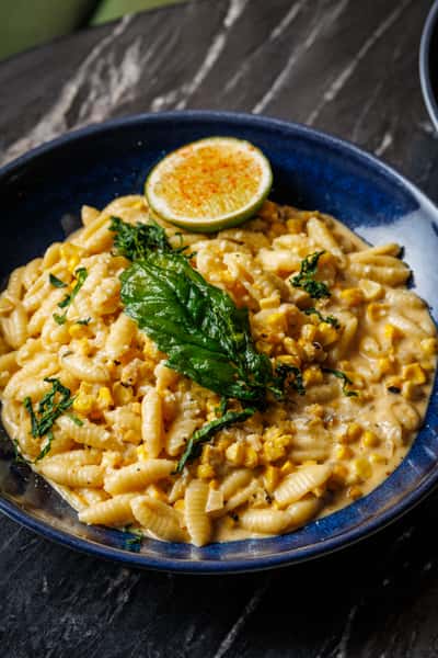 Cavatelli with Street Corn