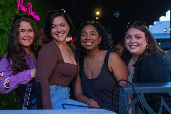 Girls having fun at Pour Decisions