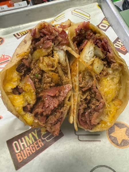 Pastrami Chili Cheese Burrito