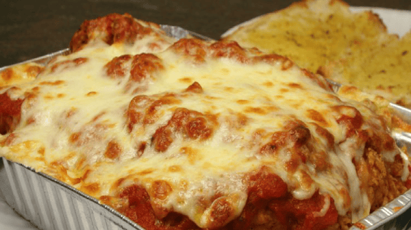 Spaghetti or ziti with Chicken Parm*