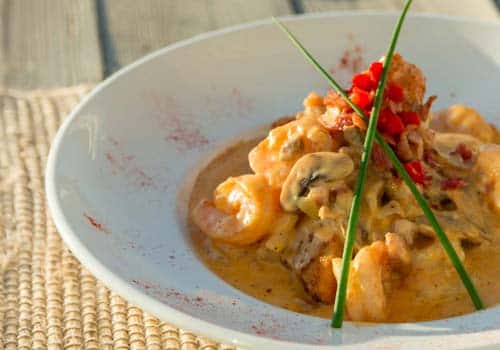Seafood dish