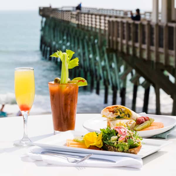 Brunch food and drinks