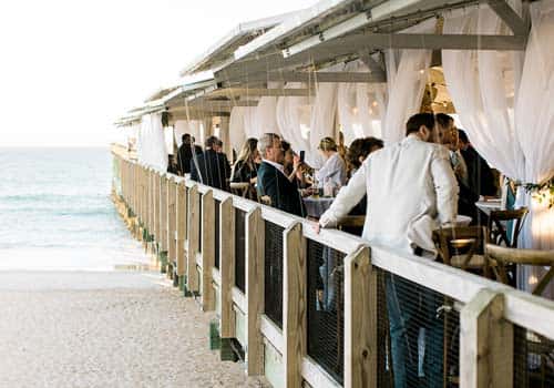 People standing on the pier
