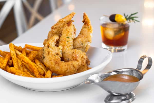 Fried seafood dish