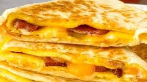Scrambled Egg & Bacon Quesadilla