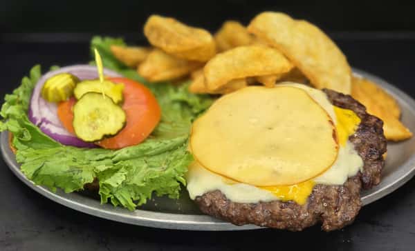 Four Cheese Steak Burger