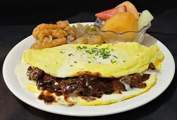 Steak Omelette
