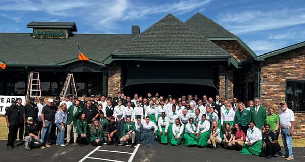 all staff outside