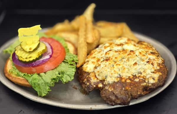 Black & Bleu Steak Burger