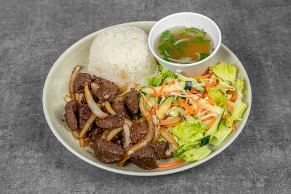 Shaken Beef Tenderloin Rice