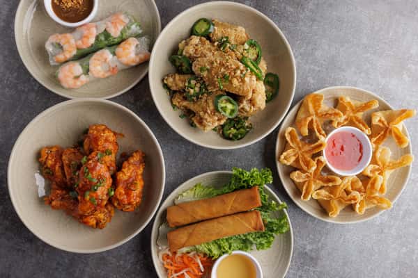 various Vietnamese dishes