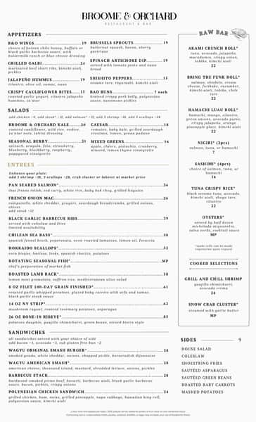 Food Menu