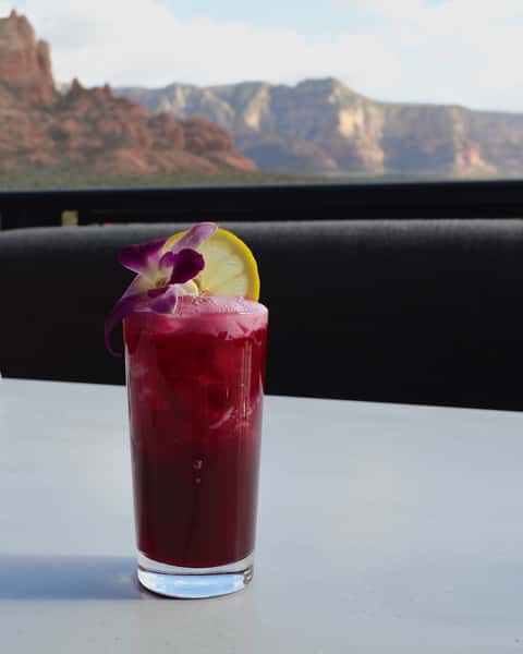 Blueberry cocktail