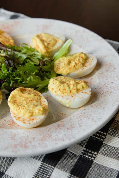 deviled eggs