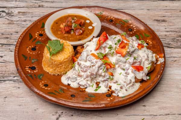 Poblano en Nogada