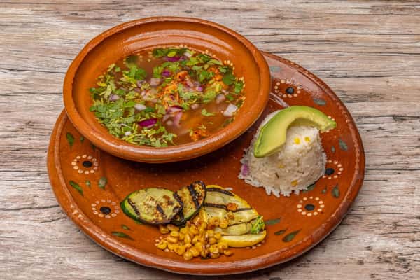 Skinny Roasted Chicken Soup