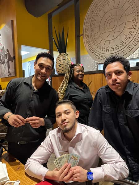 servers in the restaurant